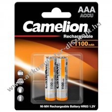Camelion AAA (mikro) Akkumul�tor 1,2V 1100mAh 2db/csomag NiMH