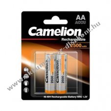 Camelion AA Mignon ceruza Akkumul�tor 1.2V 2500mAh 2db/csomag t�rol�doboz NiMH