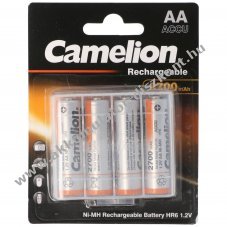 Camelion AA Mignon ceruza LR6 HR6 Akkumul�tor 1,2V 2700mAh 4db/csomag NiMH