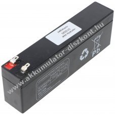 12V 2,6Ah AGM �lom Akkumul�tor Jablotron kompatibilis