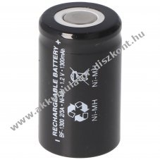 Helyettes�t� Akkumul�tor 2/3A 1,2V 1300mAh NiMH