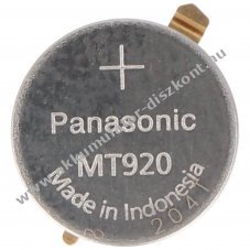 Seiko kondenz�tor 3023-24R 3029-110 GC920 2.4V 0.33F levezet�vel �r�khoz