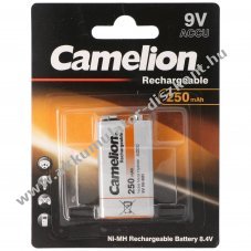 Helyettes�t� Akkumul�tor Varel Tecno HSXL Type 10F 3700724 t�vvez�rl� 9V 8,4V 250mAh NiMH