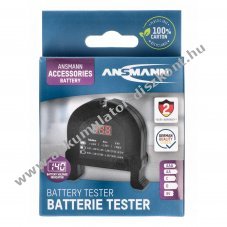 Ansmann univerz�lis zsebm�ret� elem teszter