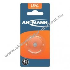 Ansmann alk�li gombelem LR41 1,5V