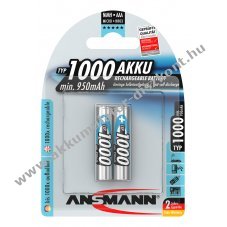 Ansmann maxE AAA (Micro) Akkumul�tor Ready to use 1.2V 800mAh 2db/csomag NiMH