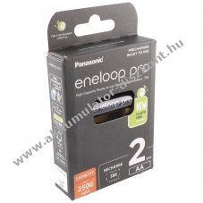 Panasonic eneloop pro BK-3HCDE/2BE AA Mignon ceruza Akkumul�tor 1.2V 2500mAh 2db/csomag NiMH