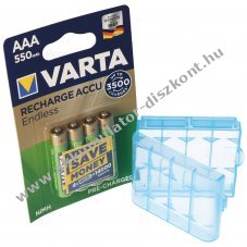 Varta Recharge Accu Endless AAA LR03 Akkumul�tor 1,2V 550mAh 4db/csomag NiMH
