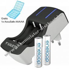 Panasonic eneloop Standard mikroelem AAA �s Varta 2-4db/csomag t�lt� AccuSafe-val