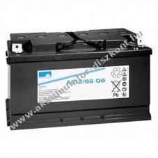 Exide Dryfit A512/65 G6 12V 65000mAh 353x175x190mm M6 csavaros csatlakoz�s AGM �s �lom-zsel�s