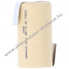 Helyettes�t� Akkumul�tor Sub-C red�nymotor 1,2V 2000-2200mAh forrf�llel NiMH