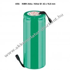 Helyettes�t� Akkumul�tor 4/5A 1,2V 1800mAh L�tfahne NiMH