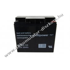 Multipower MP20-12 MP20-12I 12,0V 20,0Ah Akkumul�tor AGM �lom-zsel�s