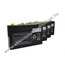 �lom Akkumul�tor 6V 7,0Ah 4db/csomag