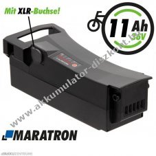 Maratron E-Bike Akkumul�tor 36V 10,4Ah XLR csatlakoz� fekete