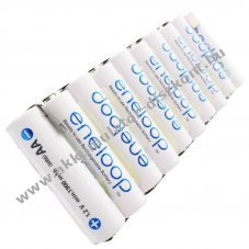 Panasonic eneloop Akkumul�torpakk BK-3MCCE 12V 2000mAh F1x10 forrf�lekkel red�nymotor NiMH
