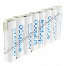 Panasonic eneloop 9,6V 2000mAh Akkumul�torcsomag 8xAA NiMH