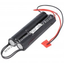 V�szvil�g�t�s Akkumul�torpakk 7,2V 1600mAh 2x3 cell�s 10cm k�belh�ddal NiCd