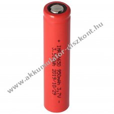 Helyettes�t� Akkumul�tor IMR 14650 3,6V 950mAh Li-Ion
