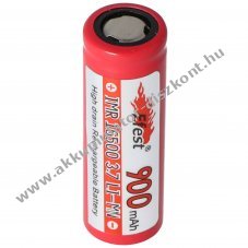 Efest IMR 16500 900mAh 3,6V - 3,7V Li-ion Akkumul�tor lapos plusz p�lussal