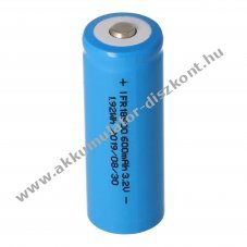 EIZfan IFR18500 3,2V 600mAh napelemes Akkumul�tor LiFePO4