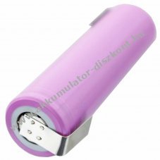 Samsung ICR 18650 3,7V 2600mAh l�tium-ion Akkumul�torcella Z-forma forraszt�f�llel