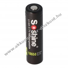 Soshine 18650 3,7V 3400mAh Li-ion Akkumul�tormul�tor PCB v�delemmel