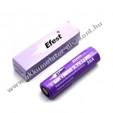 Efest IMR18650 2500mAh 3,6V-3,7V Flat Top l�tium-ion Akkumul�torcella