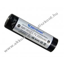 Keeppower IMR18650 3,7V 2000mAh Li-ion Akkumul�tormul�tor 22A Button Top