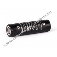 Keeppower IMR18650 3000mAh 3,6V-3,7V Li-ion