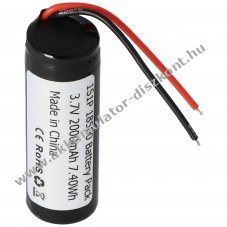 Keeppower 18500 3,7V 2000mAh Li-ion Akkumul�tormul�tor BMS v�delemmel