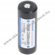 Keeppower Li-ion Akku 18500 3,6-3,7V 2300mAh v�delmi elektronik�val