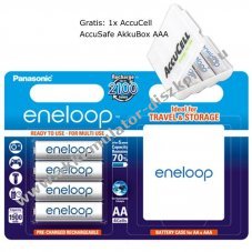 Panasonic eneloop BK-3MCCEC4BE AA Mignon ceruza Akkumul�tor 1.2V 2000mAh 4db/csomag NiMH