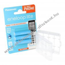Panasonic eneloop lite BK-4LCCE/3DE 1,2V 600mAh 3db/csomag AAA (mikro) NiMH