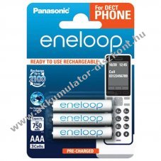 Panasonic eneloop BK4MCCE/3DE Micro Akkumul�tor 1,2V 800mAh 3db/csomag NiMH