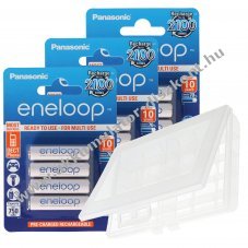 Panasonic eneloop AAA (Micro) Akkumul�tor 1,2V 800mAh 12db/csomag NiMH