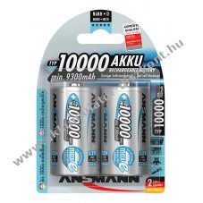 Ansmann NiMH D (g�li�t) Akkumul�tor 1,2V 10000mAh 2db/csomag NiMH