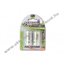 Ansmann C (b�bi m�ret) Akkumul�tor 1,2V 2500mAh 2db/csomag NiMH