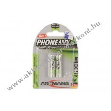Ansmann DECT Micro Akkumul�tor 1,2V 550mAh 2db/csomag NiMH
