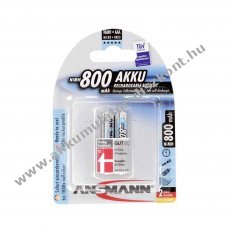 Ansmann maxE AAA (mikro) Akkumul�tor 1,2V 800mAh 2db/csomag NiMH