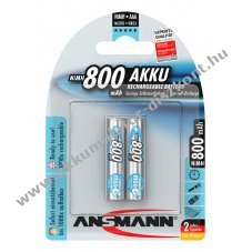 Ansmann Typ 900 Micro Akkumul�tor 1.2V 800mAh 2db/csomag NiMH