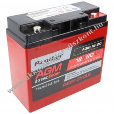 Panther tracline AGM �lom Akkumul�tor 12V 20Ah