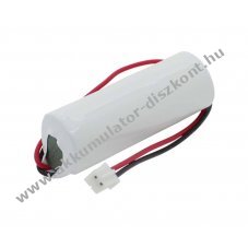 3 V PLC (SPS) lithium elem, FDK 1CR17450E-N-CN4 helyett - 2500 mAh