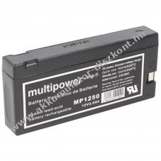Multipower MP1250 Akkumul�tor 12V 2Ah LC-SD122PG 59100205 AGM �lom-zsel�s