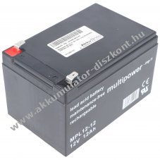 Multipower ML12-12 12V 12Ah Akkumul�tor AGM �lom-zsel�s