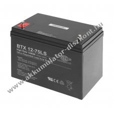 Wing BTX12-75LS 12V 75Ah AGM �lom Akkumul�tor