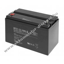 Wing BTX12-100LS 12V 105Ah AGM �lom Akkumul�tor