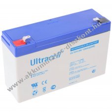 Ultracell AGM �lom Akkumul�tor 6V 12Ah Faston 4,8mm