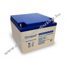Ultracell AGM �lom Akkumul�tor 12V 24Ah