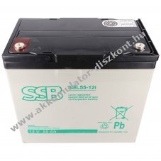 SSB AGM �lom Akkumul�tor 12V 55Ah